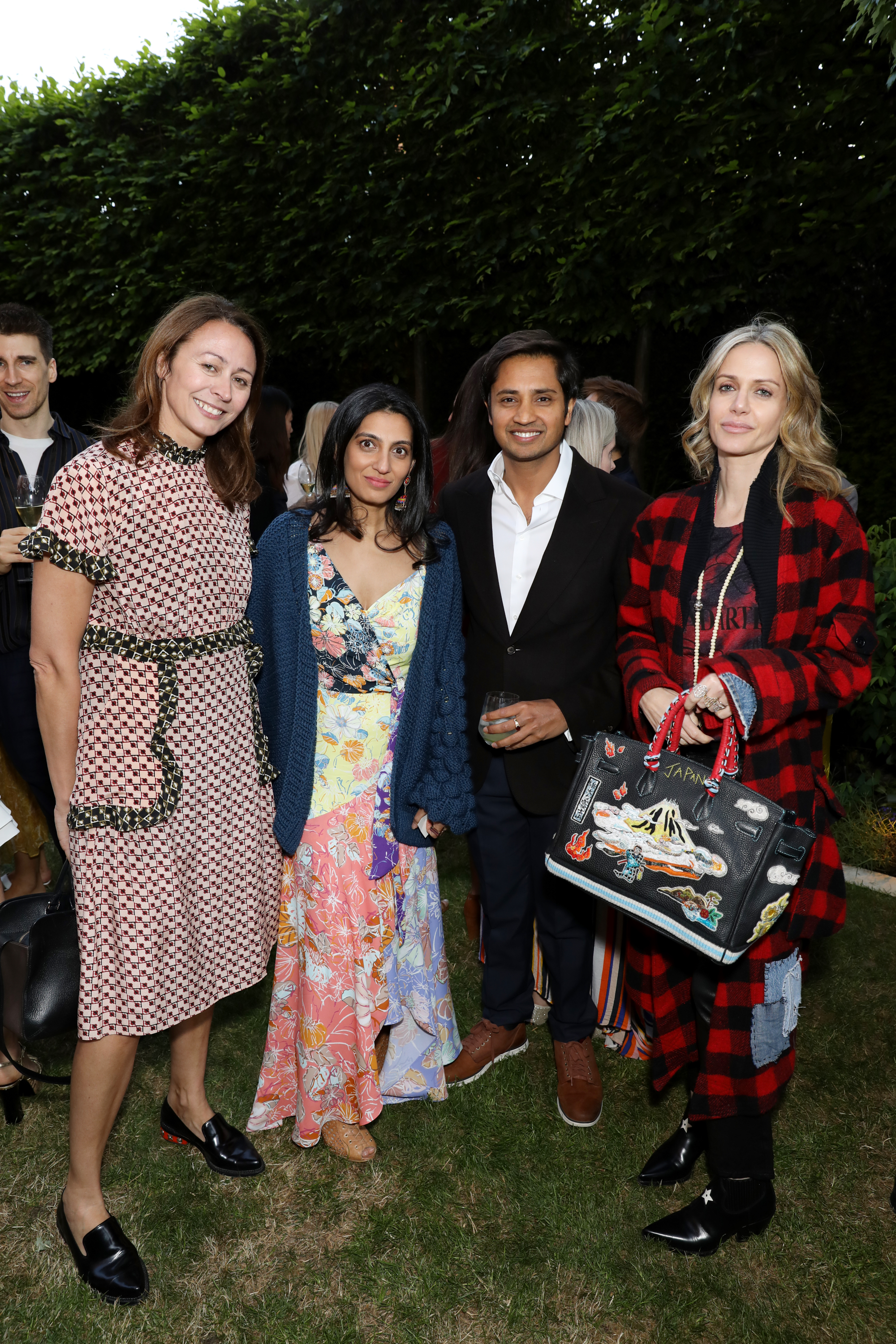 Megha Mittal and Aditya Mittal attend the British Fashion